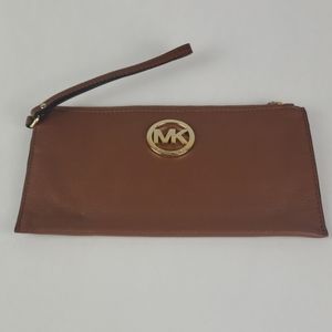 Michael Kors Leather Wristlet